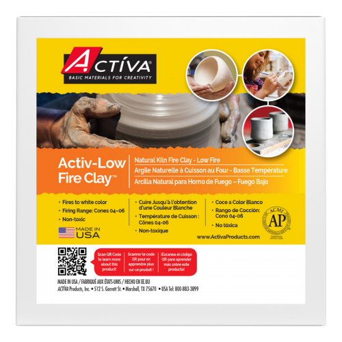 Activ-Low Fire Clay™ Natural Kiln Earthenware, 5 lb (2.3 kg)